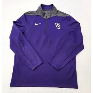 Nike Winston-Salem Dash Minor League Baseball Men's 1/4 Zip Pullover Jacket L